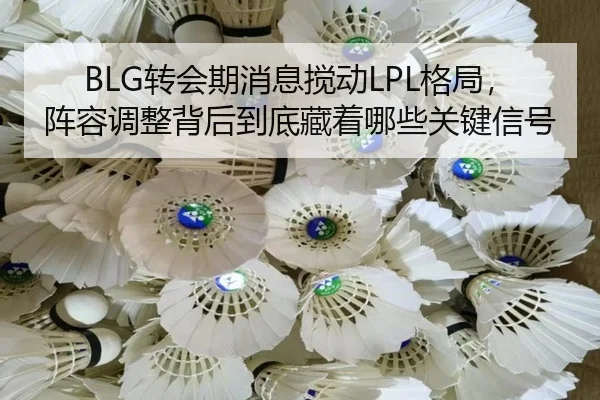 BLG转会期消息搅动LPL格局，阵容调整背后到底藏着哪些关键信号